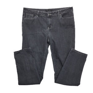 Prana Skinny Jeans Organic Cotton Blend Light Stretch Charcoal Womens 16 Regular